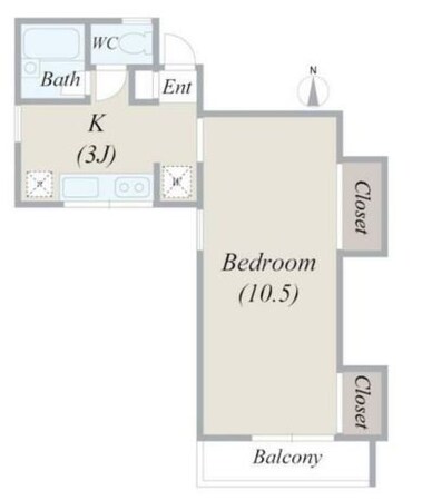 Courtyard Houseの物件間取画像